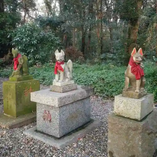 息栖神社の狛犬