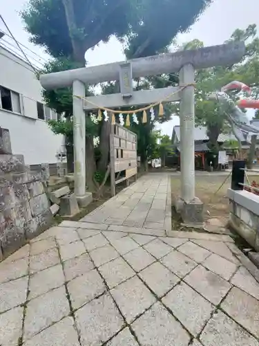 龍ケ崎八坂神社の鳥居