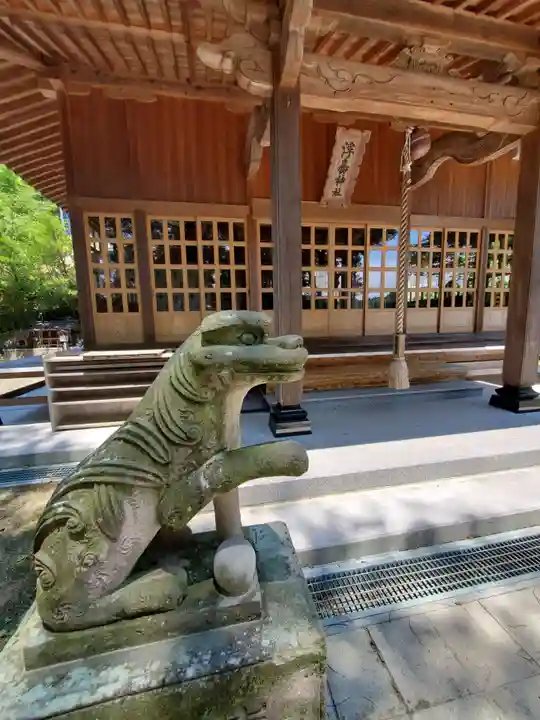 浮島神社の狛犬