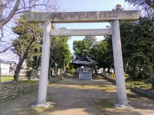 津島社（松下）の鳥居