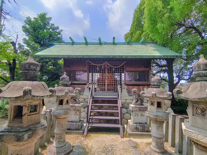 日吉社(弥勒寺東)の本殿・本堂