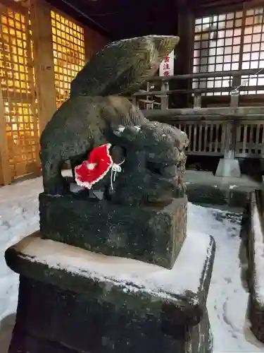 北海道神宮頓宮の狛犬