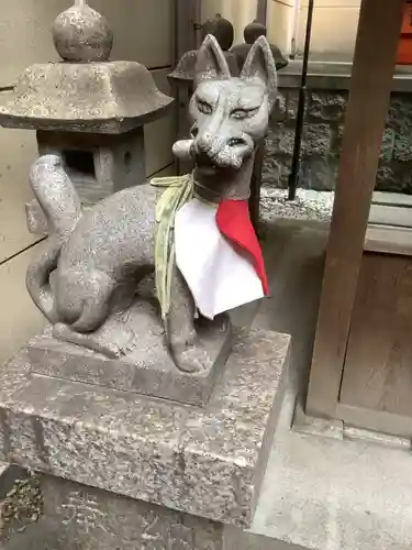 朝日神社の狛犬