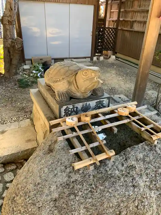 桶狭間神明社の手水舎