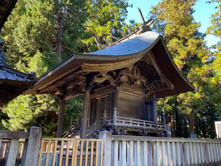 稲田神社の本殿・本堂