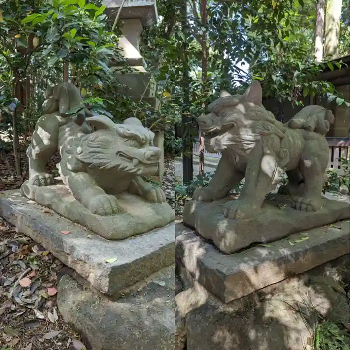 駒木諏訪神社の狛犬