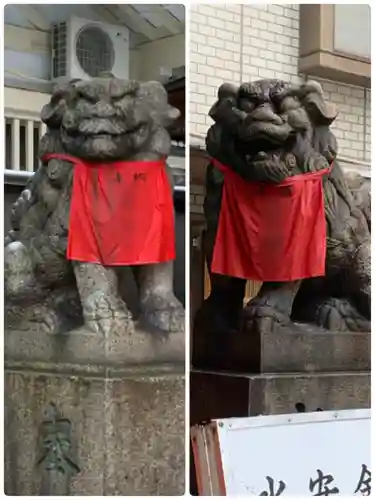 露天神社（お初天神）の狛犬