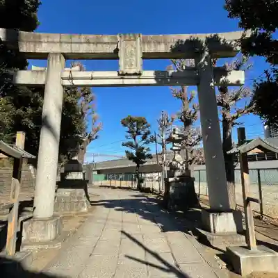 赤羽八幡神社の鳥居