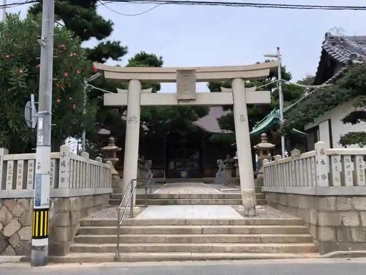 舞子六神社/まいこむの宮の鳥居