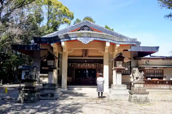 津八幡宮の本殿・本堂
