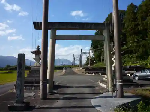 下笠田八幡神社の鳥居