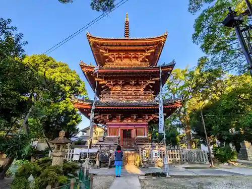 甚目寺の塔