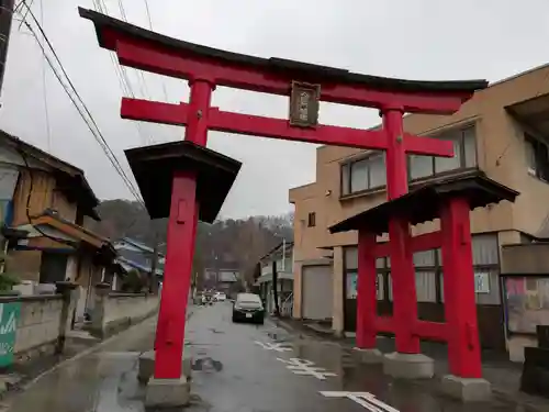 山名八幡宮の鳥居