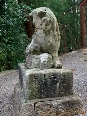 亀賀森神社の狛犬