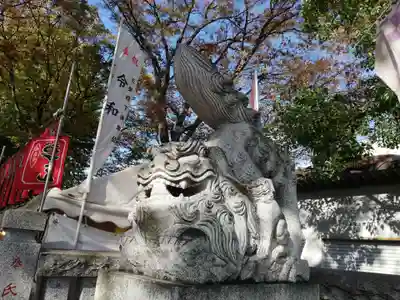 大鳥神社の狛犬