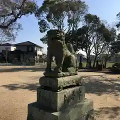 田脇日吉神社の狛犬