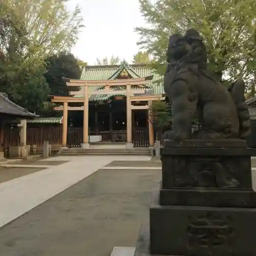 牛嶋神社の狛犬