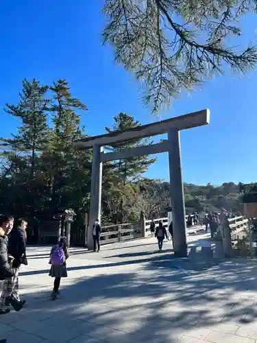 伊勢神宮内宮（皇大神宮）の鳥居