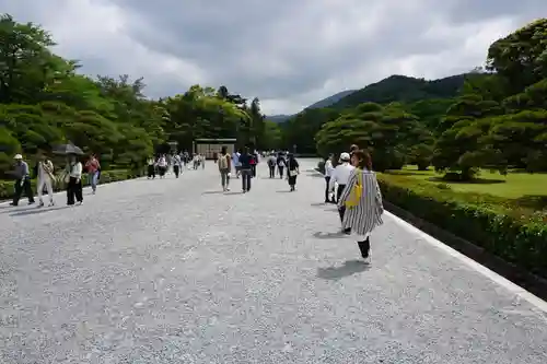 伊勢神宮内宮（皇大神宮）の庭園