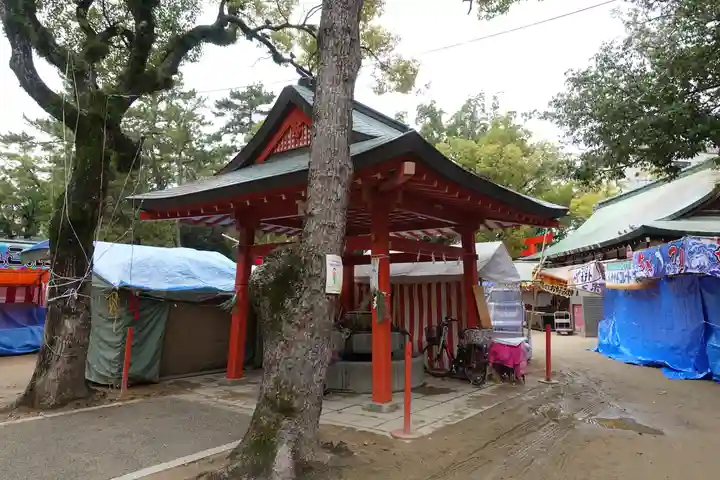 長田神社の手水舎