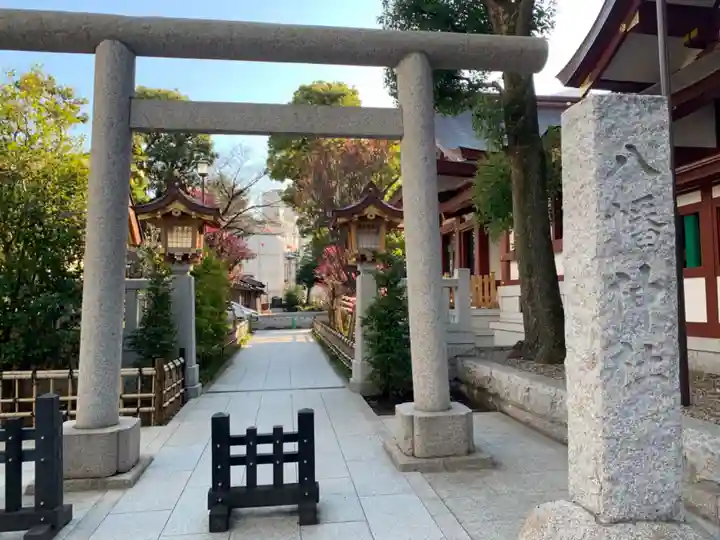 蒲田八幡神社の鳥居