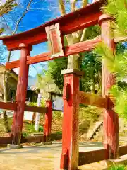 蛟蝄神社門の宮の鳥居