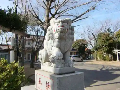 当代島稲荷神社の狛犬