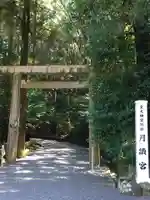 月讀宮(皇大神宮別宮)の鳥居