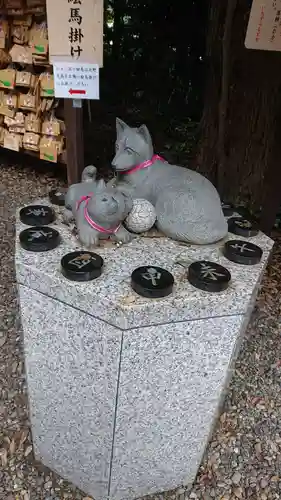 岩槻久伊豆神社の狛犬