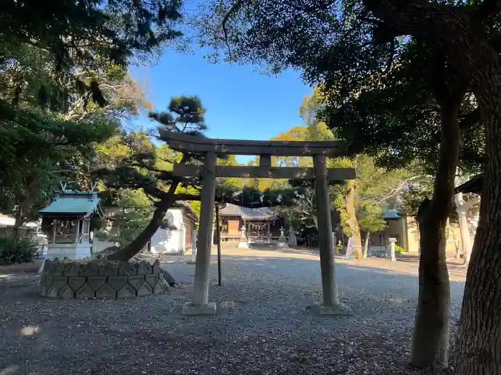 大幡八幡神社の鳥居