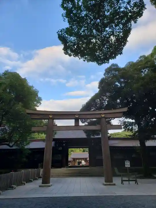 明治神宮の鳥居