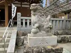 神場山神社の狛犬