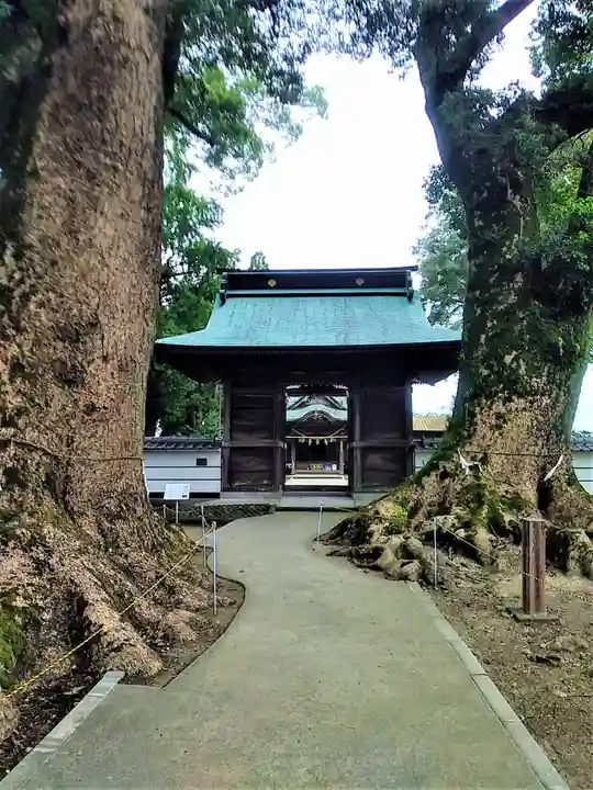 溝口竃門神社の山門・神門