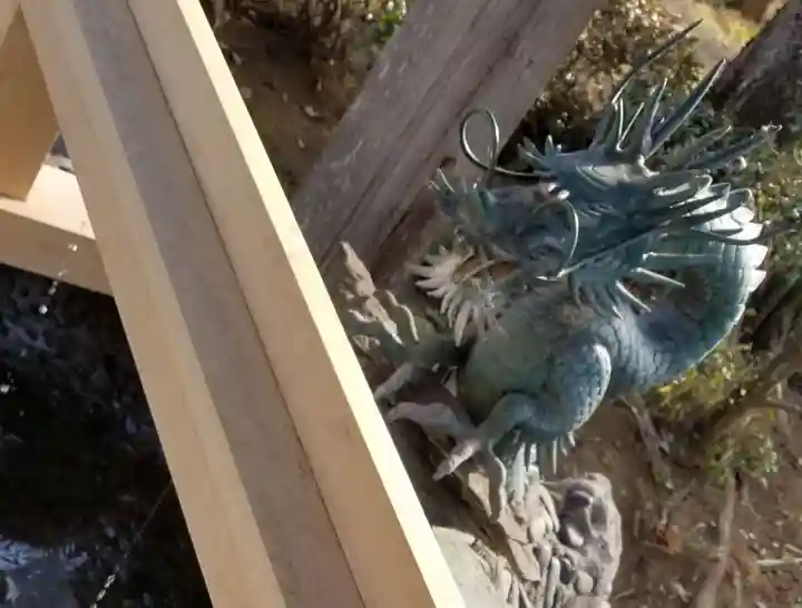 千勝神社の手水舎