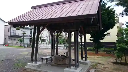 札幌村神社の手水