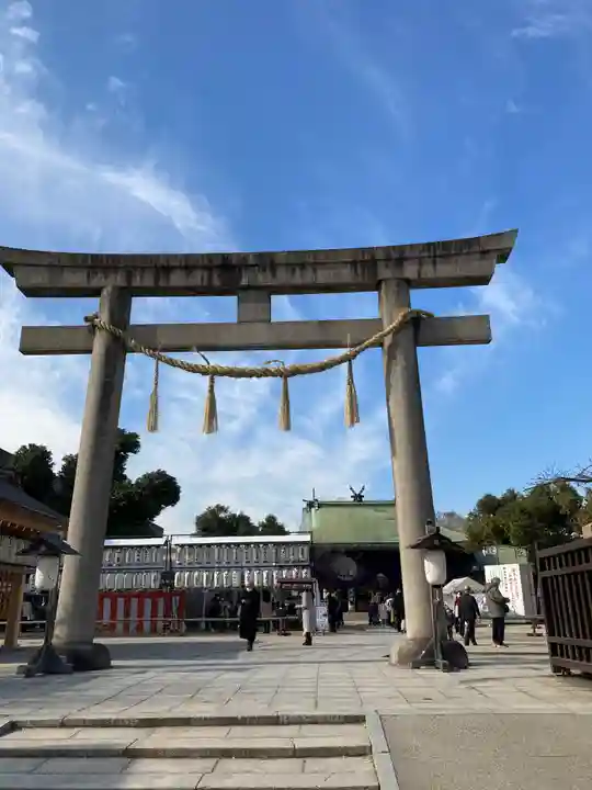 難波大社 生國魂神社の鳥居