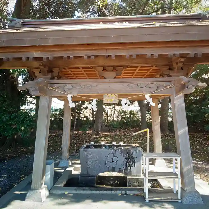 朝日森天満宮の手水舎