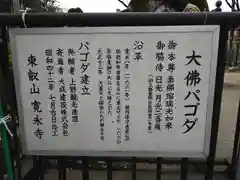 上野大佛の御朱印