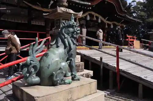 道明寺天満宮の狛犬