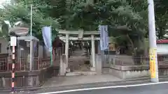 道々橋八幡神社の鳥居