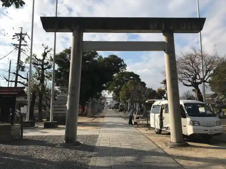 白山神社(二子町)の鳥居