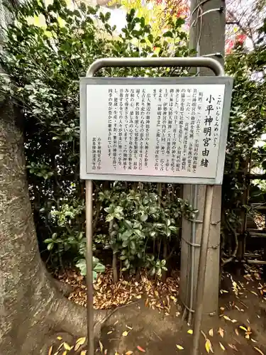 小平神明宮の歴史