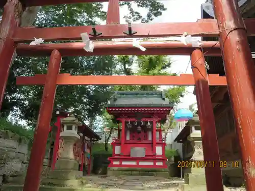 安積國造神社の鳥居