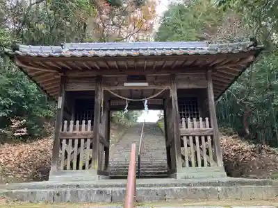 葦守八幡宮の山門・神門