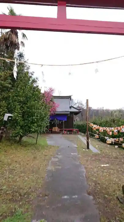 白山神社の鳥居