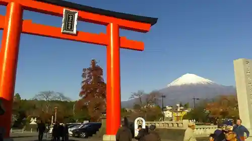 富士山本宮浅間大社の鳥居