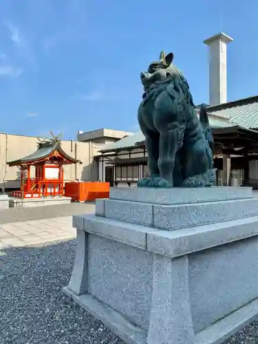 五社神社　諏訪神社の狛犬