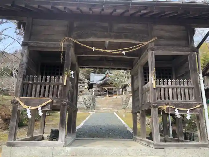 皷神社の山門・神門