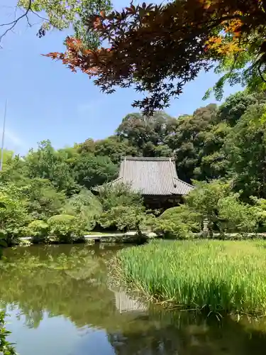 長岳寺の庭園