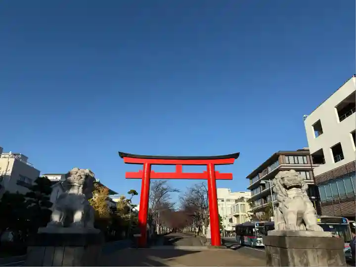 鶴岡八幡宮の鳥居